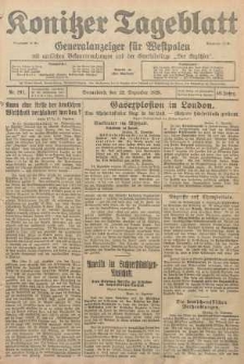 Konitzer Tageblatt.Amtliches Publikations=Organ, nr295