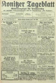 Konitzer Tageblatt.Amtliches Publikations=Organ, nr156