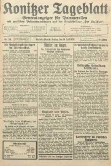 Konitzer Tageblatt.Amtliches Publikations=Organ, nr160