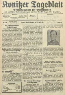 Konitzer Tageblatt.Amtliches Publikations=Organ, nr166