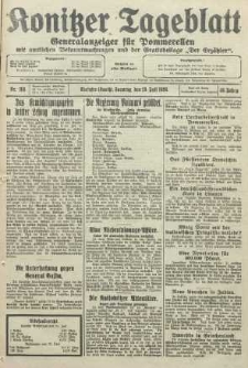 Konitzer Tageblatt.Amtliches Publikations=Organ, nr168