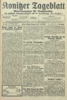 Konitzer Tageblatt.Amtliches Publikations=Organ, nr169