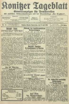 Konitzer Tageblatt.Amtliches Publikations=Organ, nr171