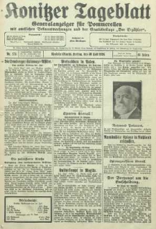 Konitzer Tageblatt.Amtliches Publikations=Organ, nr172