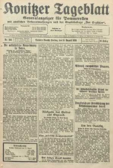 Konitzer Tageblatt.Amtliches Publikations=Organ, nr184