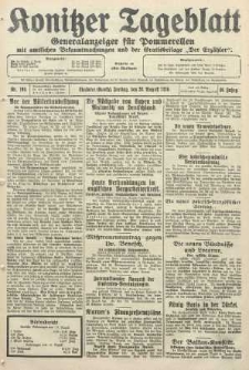 Konitzer Tageblatt.Amtliches Publikations=Organ, nr190