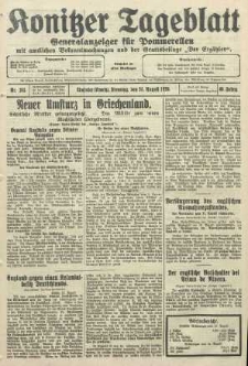 Konitzer Tageblatt.Amtliches Publikations=Organ, nr193