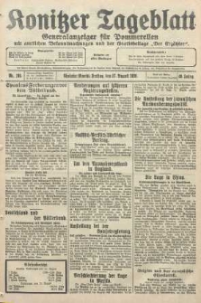 Konitzer Tageblatt.Amtliches Publikations=Organ, nr196