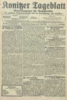 Konitzer Tageblatt.Amtliches Publikations=Organ, nr199