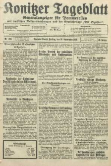 Konitzer Tageblatt.Amtliches Publikations=Organ, nr208