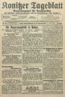 Konitzer Tageblatt.Amtliches Publikations=Organ, nr224