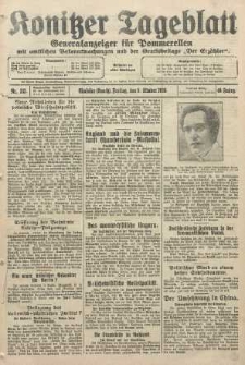 Konitzer Tageblatt.Amtliches Publikations=Organ, nr232
