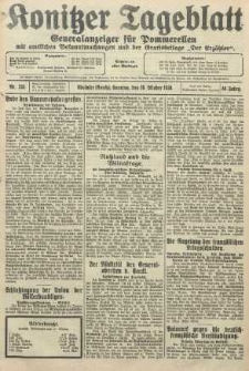 Konitzer Tageblatt.Amtliches Publikations=Organ, nr234
