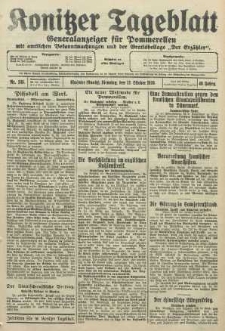Konitzer Tageblatt.Amtliches Publikations=Organ, nr235