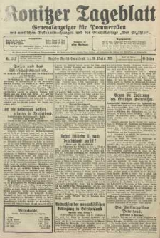 Konitzer Tageblatt.Amtliches Publikations=Organ, nr245