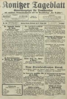 Konitzer Tageblatt.Amtliches Publikations=Organ, nr248