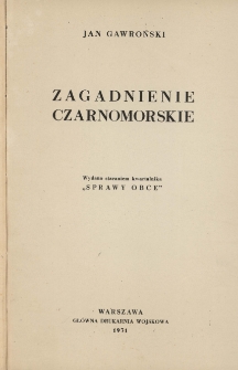 Zagadnienie czarnomorskie