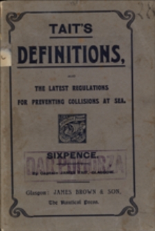 Definitions with numerous diagrams for new regulations for preventing collisions at sea with examples on the rule of the road