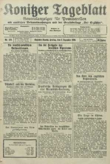 Konitzer Tageblatt.Amtliches Publikations=Organ, nr279