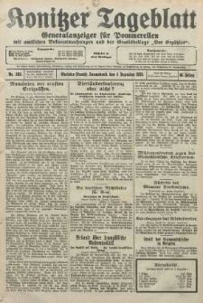Konitzer Tageblatt.Amtliches Publikations=Organ, nr280