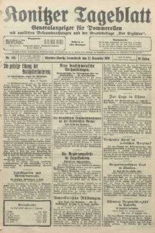 Konitzer Tageblatt.Amtliches Publikations=Organ, nr285