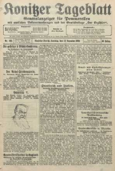 Konitzer Tageblatt.Amtliches Publikations=Organ, nr286