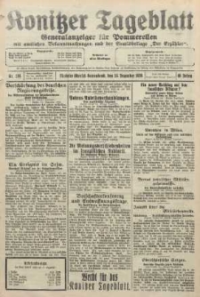 Konitzer Tageblatt.Amtliches Publikations=Organ, nr291