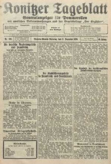 Konitzer Tageblatt.Amtliches Publikations=Organ, nr293