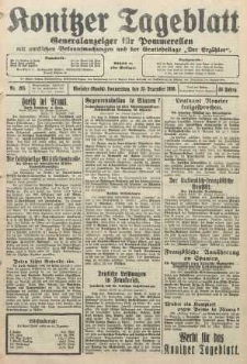 Konitzer Tageblatt.Amtliches Publikations=Organ, nr295