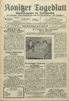 Konitzer Tageblatt.Amtliches Publikations=Organ, nr299