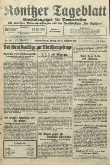 Konitzer Tageblatt.Amtliches Publikations=Organ, nr301