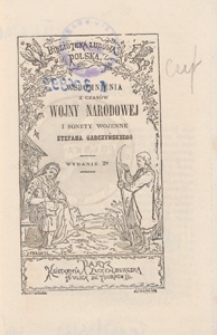Wspomnienia z czas&oacute;w wojny narodowej i Sonety wojenne