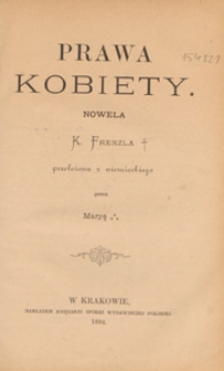 Prawa kobiety : nowela