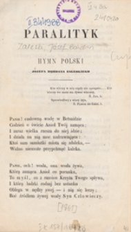 Paralityk : hymn polski