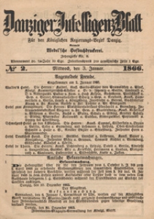 Danziger Intelligenz Blatt für den Königlichen Regierungs-Bezirk Danzig, 1866.03.14 nr 62