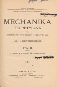 Dynamika punktu materyalnego