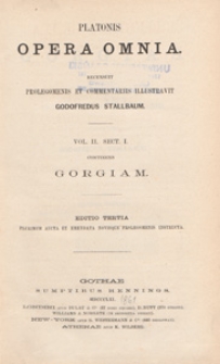 Platonis Gorgias