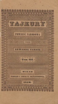 Tajkury : powieść narodowa. T. 3