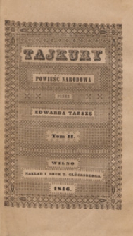 Tajkury : powieść narodowa. T. 2