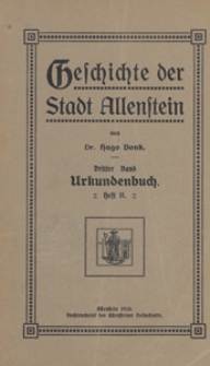 Urkundenbuch. H. 2