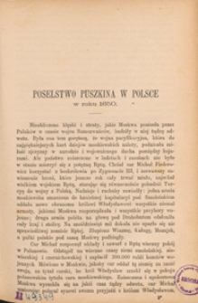 Poselstwo Puszkina w Polsce w roku 1650