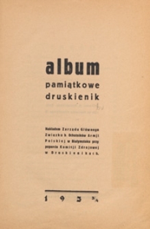 Album pamiątkowe Druskienik