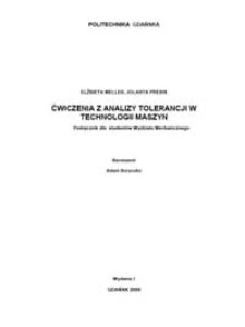 Ćwiczenia z analizy tolerancji maszyn