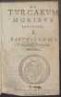 De Tvrcarvm Moribvs Epitome