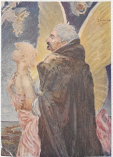 Epitaphium Ignacego Maciejowskiego Sewera lat przeżytych Rzeczypospolitej powołanego pisarza na służbie ducha ku odrodzeniu narodu zaprzysięgłej zgonem z legionu żywych pojmanego druchowie przyjaciele a bracia młodsi myślą prześcigłą za onym się oglądając we wieńcu nieśmiertelnych idącym zebrali i w księgę zwarli w Krakowie w styczniu 1902 roku