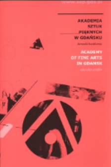 Akademia Sztuk Pięknych w Gdańsku : kierunki kształcenia