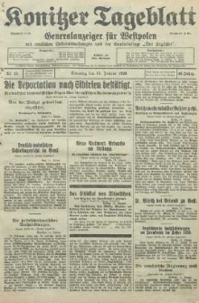 Konitzer Tageblatt.Amtliches Publikations=Organ, nr12