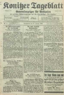 Konitzer Tageblatt.Amtliches Publikations=Organ, nr17