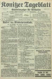 Konitzer Tageblatt.Amtliches Publikations=Organ, nr18