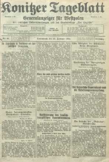 Konitzer Tageblatt.Amtliches Publikations=Organ, nr46